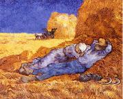 Vincent Van Gogh Noon : Rest from Work china oil painting artist